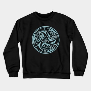 Celtic Spiral 2 - Blue Crewneck Sweatshirt